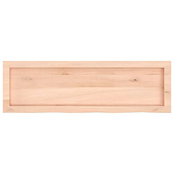 Acheter vidaXL Étagère murale 100x30x(2-4) cm bois de chêne massif non traité