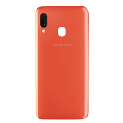 Cache batterie Samsung Galaxy A20e Façade arrière Original Samsung Corail