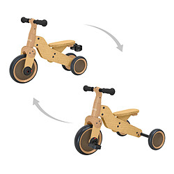 Avis Sunny Walker 2-en-1 1000 Draisienne pour enfants - Bois | Draisienne et Tricycle 3 roues | Porteur Intérieur/Extérieur | Vélo d'équilibre Garçons/Filles de 2 à 5 ans