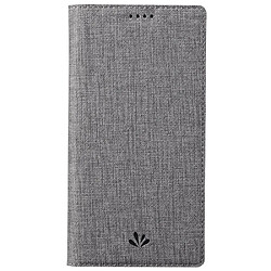 Etui en PU VILI avec support, gris pour votre OnePlus Nord N20 5G Magnetic Auto-absorbed Card Slot Cover