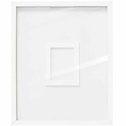 Rico Livre d'or cadre bois blanc- 24 x 30 cm