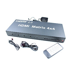 Acheter Kimex Matrice HDMI2.0, 4 entrées- 4 sorties, 4k60HZ, RS232/EDID