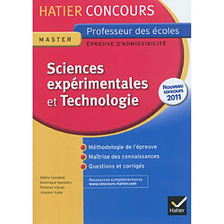 Sciences expérimentales et technologie : épreuve d'admissibilité : nouveau concours 2011 - Occasion