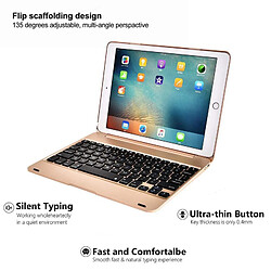 Universal Clavier intelligent pour Apple iPad mini clavier de conception portable (or)