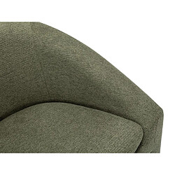 Acheter Vente-Unique Fauteuil en tissu vert OSSANA