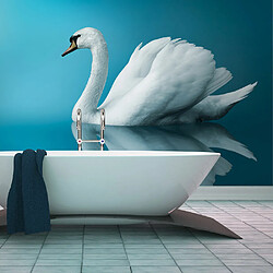 Artgeist Papier peint - cygne - réflexion [200x154]