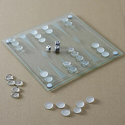 Paris Prix Jeu de Société Backgammon 25cm Transparent