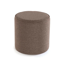 Avis Table d'appoint Versa Marron 44 x 44 x 44 cm Pouf 2 Pièces