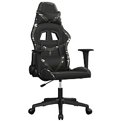 Maison Chic Chaise de jeu, Chaise gaming, Fauteuil gamer d'ordinateur,Chaise de Bureau Noir et camouflage Similicuir -GKD96008