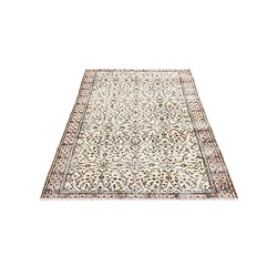 Vidal Tapis de laine 188x117 beige Ultra Vintage pas cher