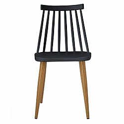 Avis Paris Prix Lot de 2 Chaises Scandinaves Estelle 77cm Noir