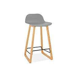 Kokoon Design Tabouret de bar design ASTORIA GREY 47x46x86,5 cm