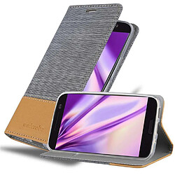 Cadorabo Coque HTC ONE M10 Etui en Gris