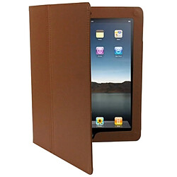 Wewoo Smart Cover Housse en cuir de haute qualité avec support pour iPad 2 café