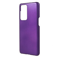 Coque en TPU antichoc, caoutchouté, surface brillante, violet pour votre OnePlus 9RT 5G