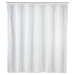 WENKO Rideau de douche Uni - PEVA - 180 x 200 cm - Blanc