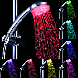 7 Couleurs Changement Automatique Tête De Douche Conduit Arrosage Poche Pulvérisation Head22cm