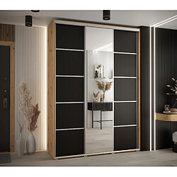 Abiks Meble Armoire DAVOS 5 À Portes Coulissantes 235,2/180/45 3 Portes