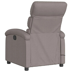 Acheter vidaXL Fauteuil de massage inclinable électrique Taupe Tissu