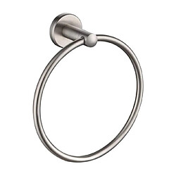 Universal Accessoires de salle de bain bague de serviette bague de serviette ronde bague serviette dorée bague main en acier inoxydable porte-serviettes salle de bain murale | bague serviette (Gris pistolet)