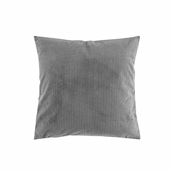 Paris Prix Coussin Déco en Velours Casual 40x40cm Gris