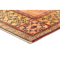 Vidal Tapis de laine 159x109 brun Kashkuli pas cher