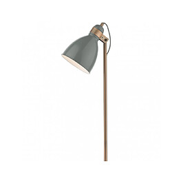 Luminaire Center Lampadaire Frederick gris et cuivre satiné 1 ampoule