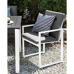 Beliani Chaise de jardin PANCOLE Tissu Gris