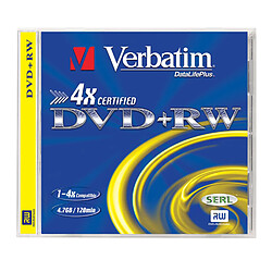 Verbatim 43228 DVD vierge 4,7 Go DVD+RW 1 pièce(s)