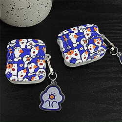 Avis GUPBOO Airpods Coque Housse Étui Protecteur Compatible pour AirPods 3-Ins jolie fille de dessin animé de canard