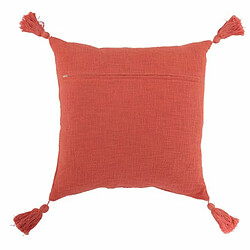 Paris Prix Coussin Déco à Pompons Terwin 45x45cm Rose