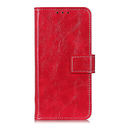 Wewoo Housse Coque Pour Galaxy S11E Retro Crazy Horse Texture en cuir à rabat horizontal avec support et fentes cartes et cadre photo et portefeuille rouge