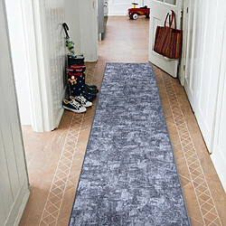 Avis RUGSX Tapis de couloir SOLID gris 90 BÉTON 70x400 cm