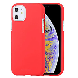 Wewoo Coque Souple SOFE FEELING TPU anti-choc et anti-rayures pour iPhone 11 Rouge