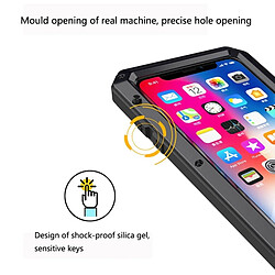 Avis Wewoo Coque Étui de protection étanche en métal antichoc pour iPhone XR (argent)