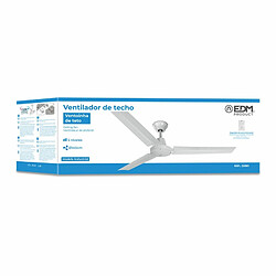 Avis Ventilateur de Plafond EDM 33981 Blanc 60 W Ø 140 cm industriel