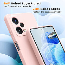 Coque Silicone Rose + Verre Trempe Pour Xiaomi Redmi Note 12 Pro Little Boutik©