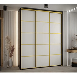 Abiks Meble Armoire DAVOS 4 À Portes Coulissantes 235,2/190/45 3 Portes