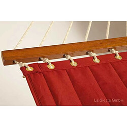 Avis LA SIESTA - Hamac a barres XXL North American Style ALABAMA Red pepper 400x140