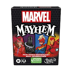 Disney Karciana Marvel Mayhem Jeu de Cartes avec Les Super-héros Marvel, Jeu Familial Amusant pour Les Joueurs à partir de 8 Ans, Jeu Rapide avec des principes Simples