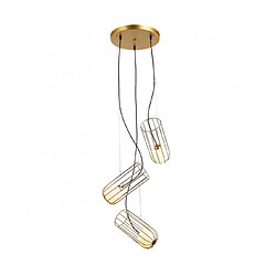 Luminaire Center Suspension moderne Coco 3 ampoules