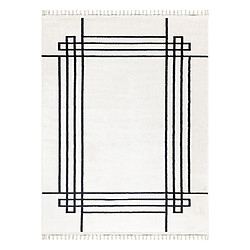 Avis RUGSX Tapis AMOUR 53096C crème - Cadre, lignes moderne, élégant 98x200 cm