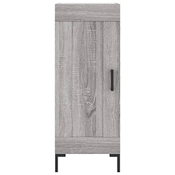 Acheter vidaXL Buffet Sonoma gris 34,5x34x90 cm Bois d'ingénierie