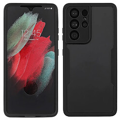 Coque en TPU + acrylique antichoc, détachable 2-en-1 noir pour votre Samsung Galaxy S21 Ultra 5G/S30 Ultra 5G