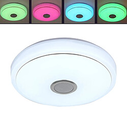 Plafonnier intelligent RVB avec Télécommande, Plafonnier LED Musique avec Haut-parleur Bluetooth, 13 pouces, 36W 220V pour Chambre pas cher