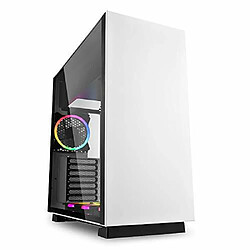 Boîtier ATX semi-tour Sharkoon Pure Steel RGB Blanc