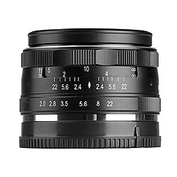 Meike Optics MK 50mm f2.0 Mise au Point Manuelle de l'objectif pour MFT