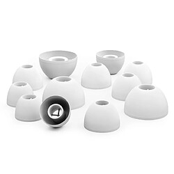 Avis OKULI 12 x Écouteurs en Silicone Embouts d'oreilles pour Sennheiser Momentum True Wireless 2 Casque Écouteurs en Blanc