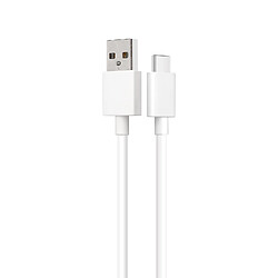 Câble Oppo USB-C Original Charge Rapide 3A et Sécurisée Blanc