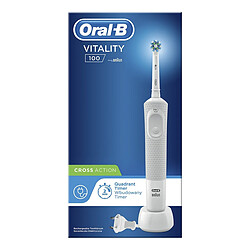 Brosse à dents électrique Oral-B Cross Action Blanc